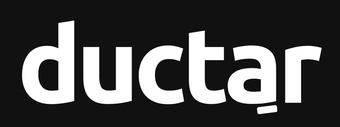 Ductar Logo on Dark Background